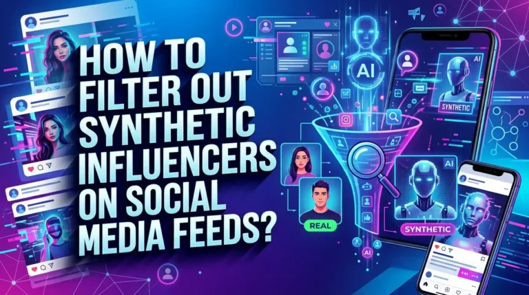 How To Filter Out Synthetic Influencers On Social Media Feeds?