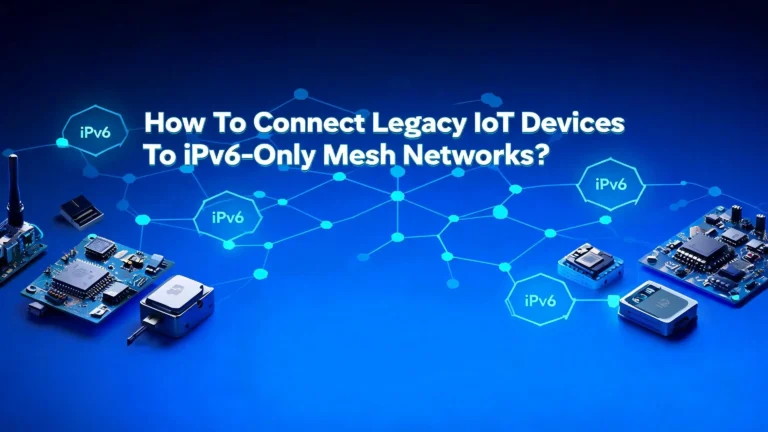 How To Connect Legacy IoT Devices To IPv6 Only Mesh Networks?