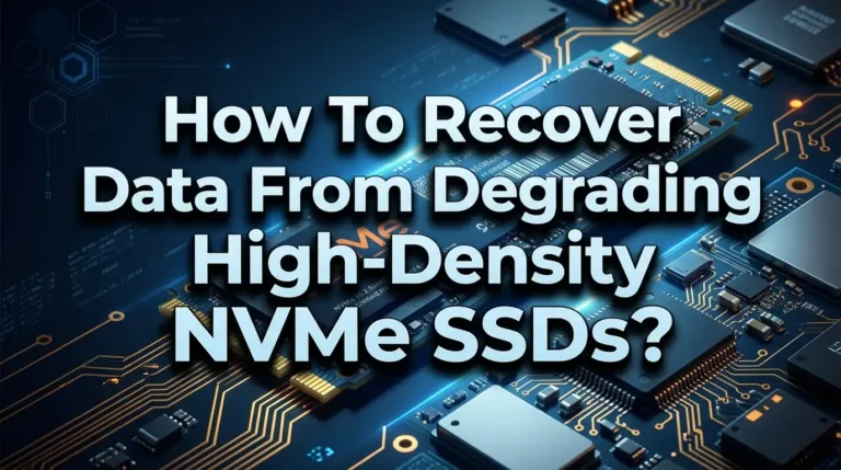How To Recover Data From Degrading High Density NVMe SSDs?