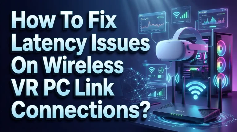 How To Fix Latency Issues on Wireless VR PC Link Connections?