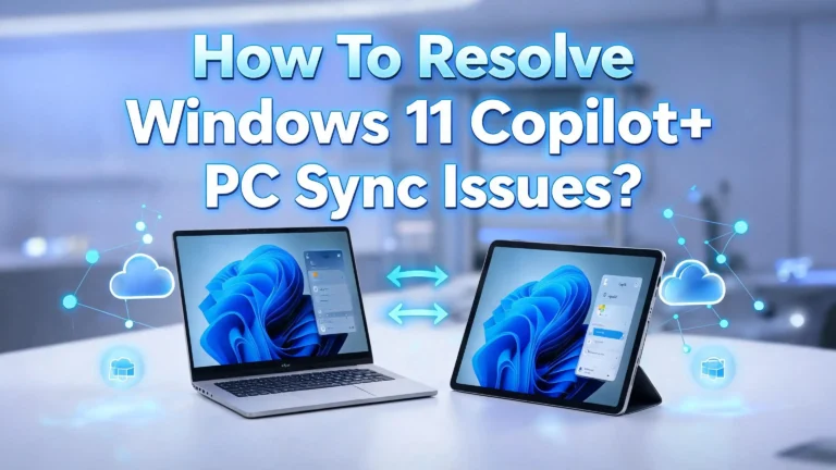 How To Resolve Windows 11 Copilot+ PC Sync Issues?