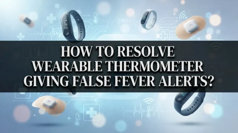 How To Resolve Wearable Thermometer Giving False Fever Alerts?