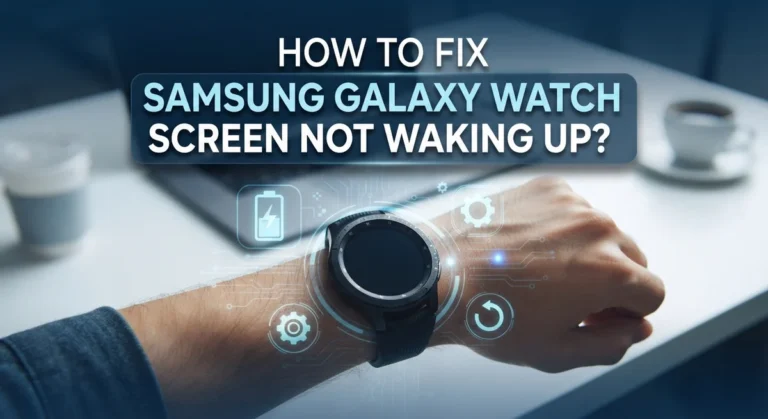 How To Fix Samsung Galaxy Watch Screen Not Waking Up?