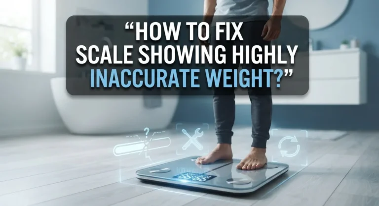 How To Fix a Smart Scale Showing Highly Inaccurate Weight Readings?