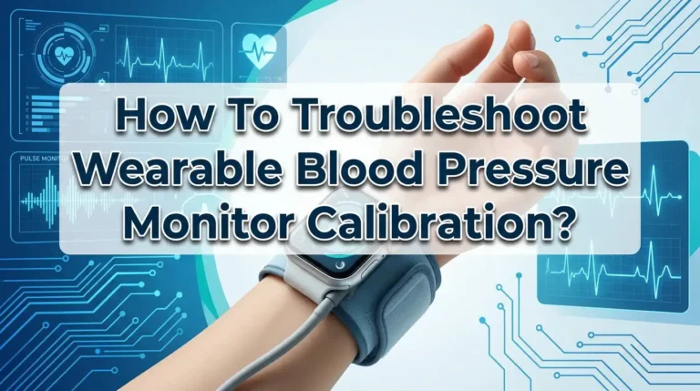 How To Troubleshoot Wearable Blood Pressure Monitor Calibration?