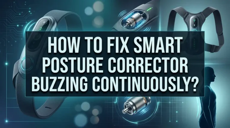 How To Fix Smart Posture Corrector Buzzing Continuously?